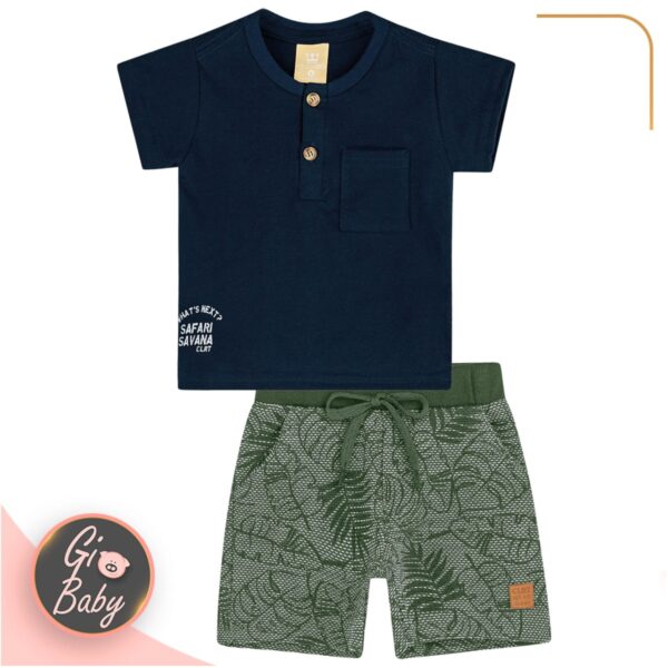 Conjunto Masculino Infantil Safari