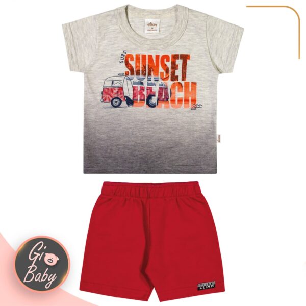 Conjunto Masculino Infantil Sunset Beach