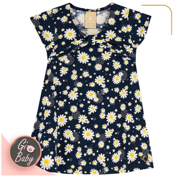 Vestido Feminino Infantil Floral