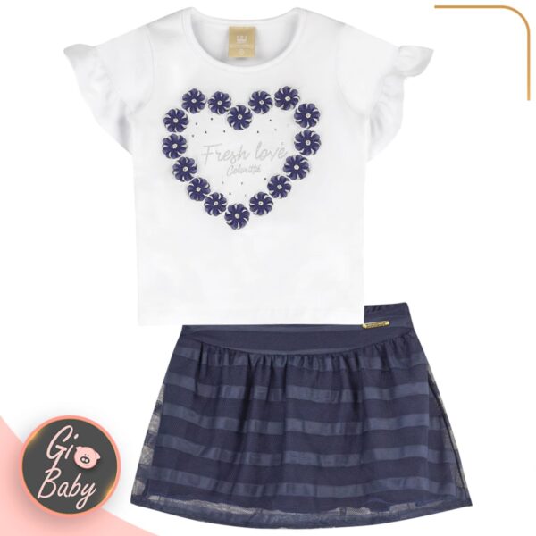 Conjunto Feminino Infantil Fresh Love