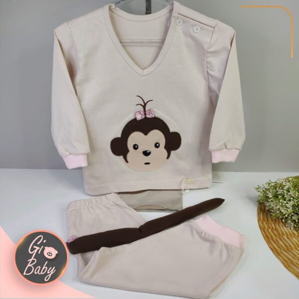 Pijama Infantil Macaquinha