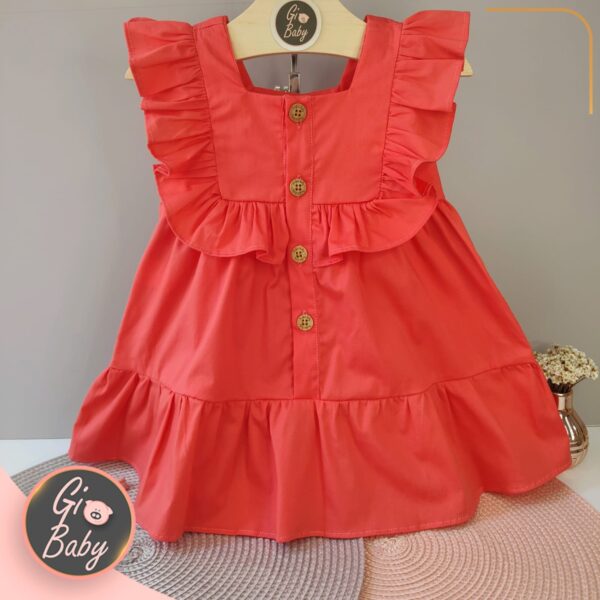 Vestido Infantil Babados