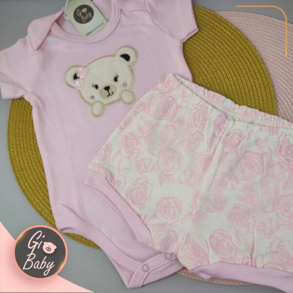 Conjunto Body Ursa Bordada