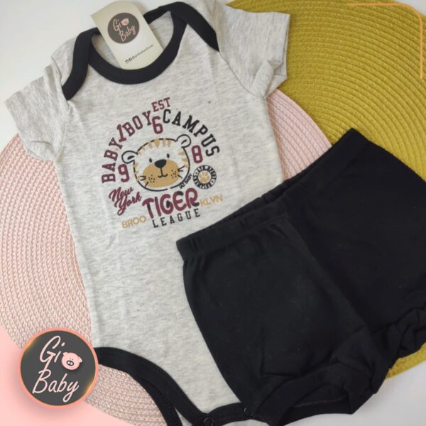 Conjunto Body E Short Baby Boy Campus