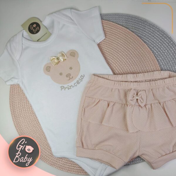 Conjunto Body E Short Ursa Princesa